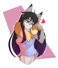 Evan/Eve commission by ClockWorkRelic